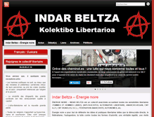 Tablet Screenshot of indar-beltza.org